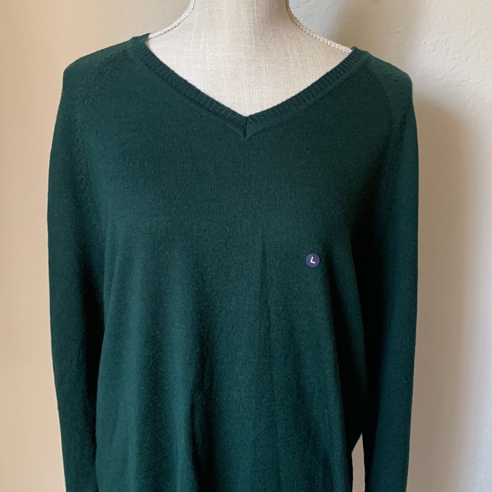 NWT G.H. BASS & CO. Mens Pine Grove 100% Wool Sweater - Picture 6 of 16